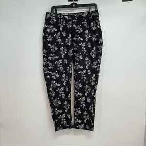 Wildfang/Publish Pants Women’s 28 Black Floral  Cotton